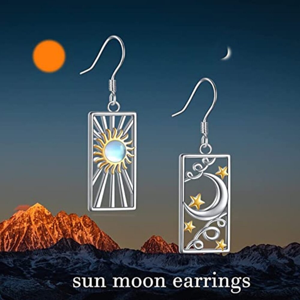 sun gold earrings